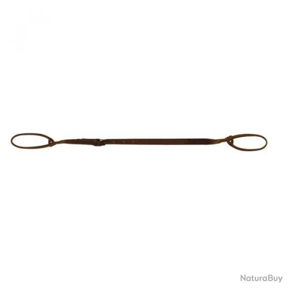 Bretelle pour arme Country Sellerie Cuir pleine fleur double lasso De