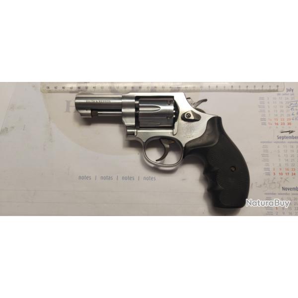SMITH & WESSON 64-6 - Inox - 3 pouces - 38 SPL