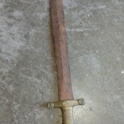 Dague glaive d'infanterie XIXÈME dans son jus