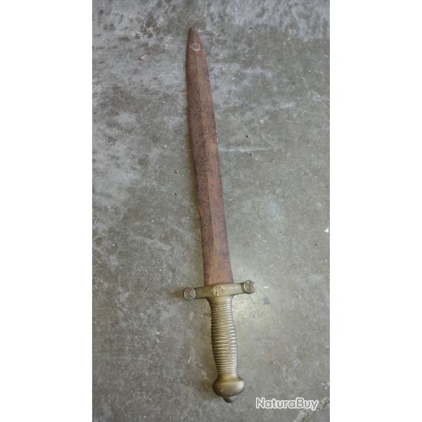 Dague glaive d'infanterie XIXME dans son jus