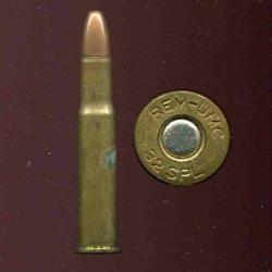 .32 Winchester Spécial - marquage : REM-UMC - balle cuivre pointe creuse