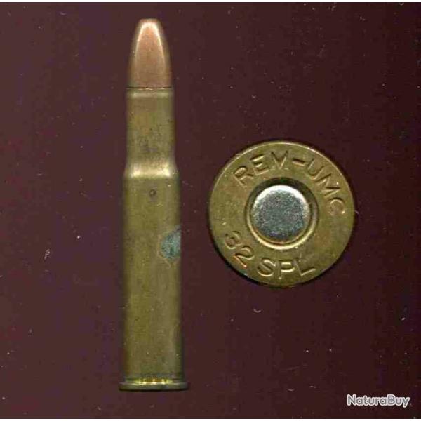 .32 Winchester Spcial - marquage : REM-UMC - balle cuivre pointe creuse