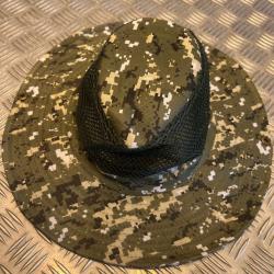 Chapeau camouflage protection solaire maille respirante peche chasse randonnée jungle camping