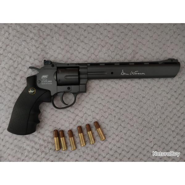 Revolver Dan Wesson 8" Gris High Power Co2 (ASG)