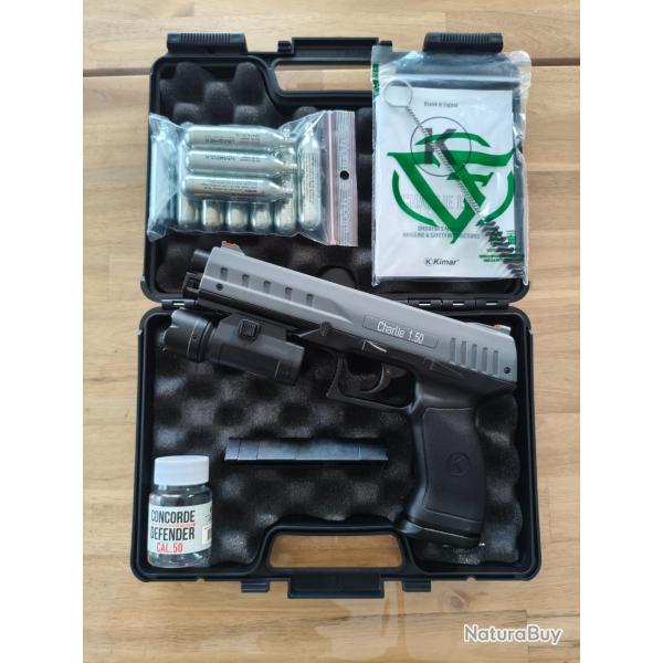 Pack complet pistolet KIMAR Charlie 16 joules