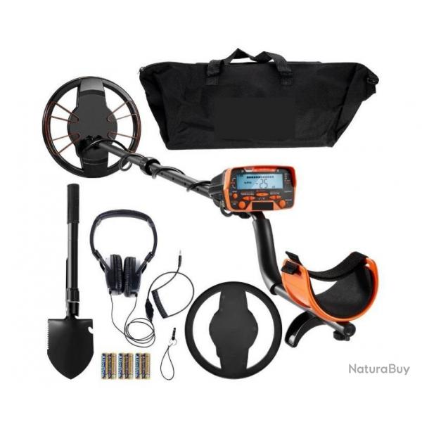 Dtecteur de mtaux Pro Rglable Bobine tanche IP68 cran LCD ........TOP PRECISION
