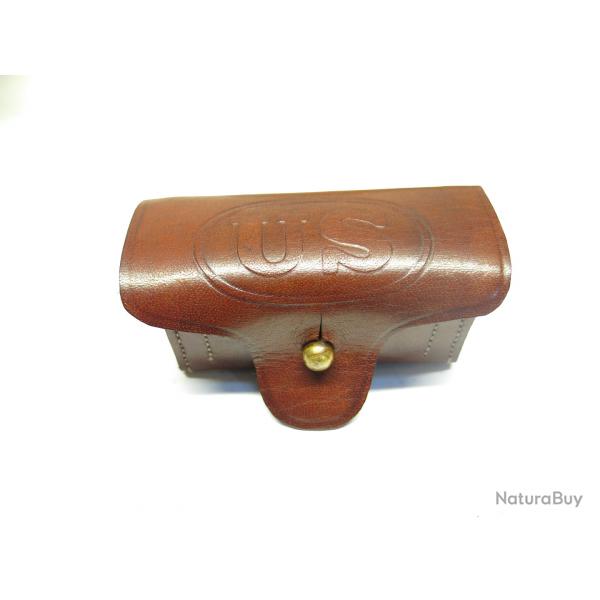Etui cuir a cartouches pour  Colt 45 1911