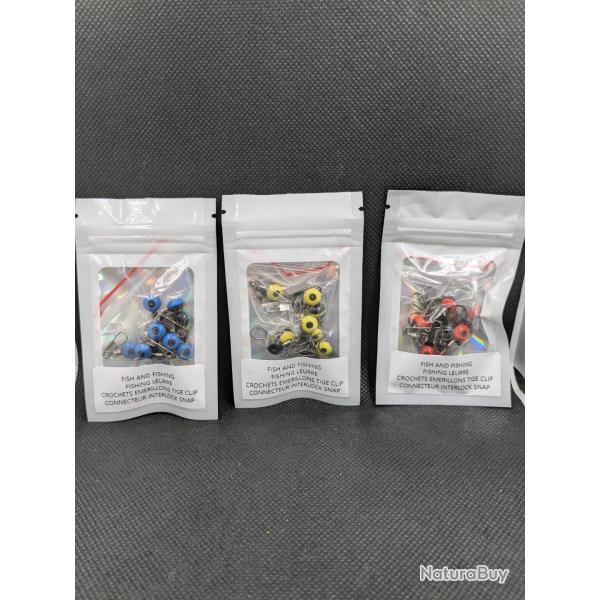 Crochets emerillons tige clip / connecteur interlock snam