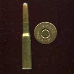 .333 Nitro Jeffery Rim - RARE -  marquage : KYNOCH 333 NITRO - étui laiton 62 mm