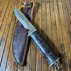 PAS COURANT POIGNARD DE COMBAT U.S E.G.W  WATERMAN  KNIFE PREMIER MODÈLE WW2 39-45