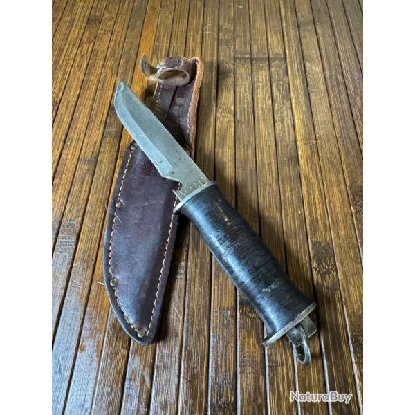 PAS COURANT POIGNARD DE COMBAT U.S E.G.W  WATERMAN  KNIFE PREMIER MODLE WW2 39-45