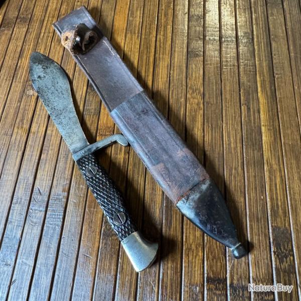 COUTEAU POIGNARD DE COMBAT COMMANDO ESPAGNOLE MODLE 1942-M42 TOLEDE AVEC FOURREAU
