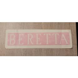 Autocollant chasse , armes , tir ,ball-trap  Beretta rose