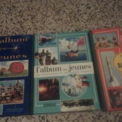 lot de 3 albums des jeunes (1959,1961,1966)