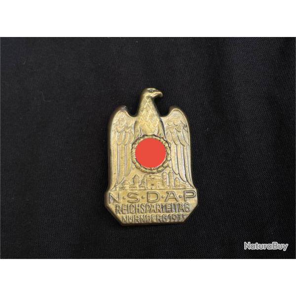 Insigne du Reichsparteitag 1933 - Allemand WW2
