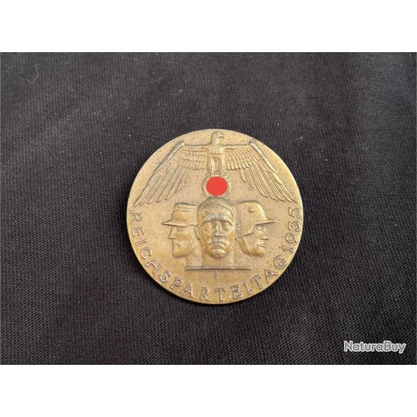 Badge du Reichsparteitag 1935 - Allemand WW2