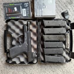 Pistolet Polymer 80 PFC9 Compact Cal.9x19 Fileté+Vortex point rouge