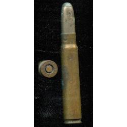 9.3 x 62 -  balle nickel pointe plomb - marquage :  DWM / 474 C / 9.3X62 /