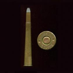 6.5 x 58 R Sauer & Sohn -  marquage : PS * 6,5 x 58 R *- balle nickel pointe plomb plate