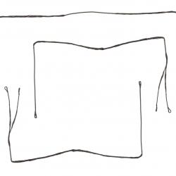 Ensemble cordes pour l'arc M120 ou M106-Ensemble cordes M106