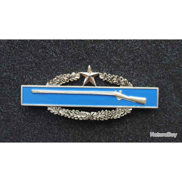 Guerre de Core : Combat Infantry Badge 2nd award, en argent/sterling