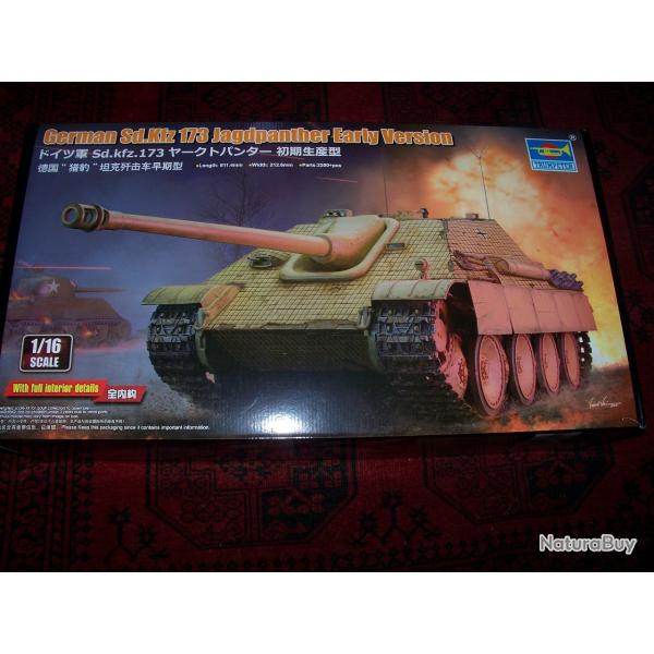 Maquettes neuve de la marque Trumpeter du Sd.Kfz 173 Jagdpanther Full Interior ..aux 1/16