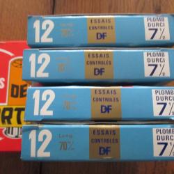 lot de boites de cartouches FOB  JUNIOR  12/70