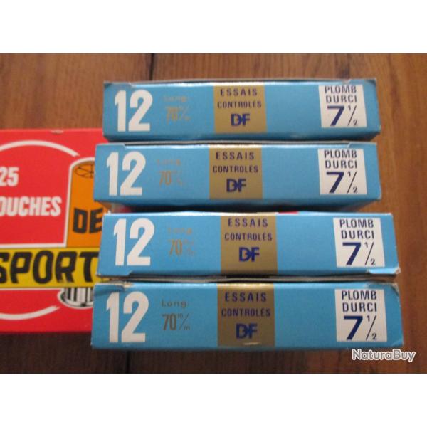 lot de boites de cartouches FOB  JUNIOR  12/70