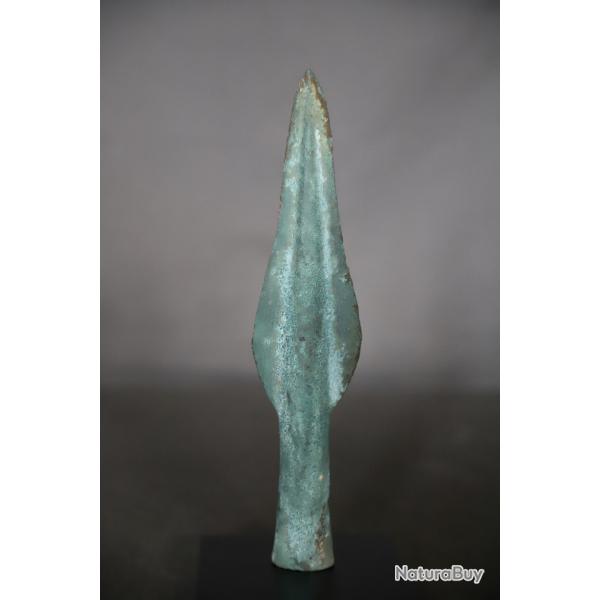 Art Gaulois, pointe de javelot en bronze - France, ge du bronze final (1400-800 av JC)