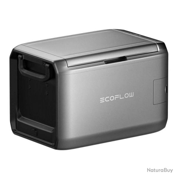 Ecoflow glacier classic - glacire lectrique 55 l, double zone, batterie amovible