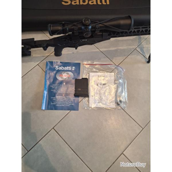 Sabatti st18 avec lunette vortex venom 5-25x56