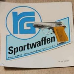 Autocollant tir, Défense  , airsoft, revolver, sportwaffen