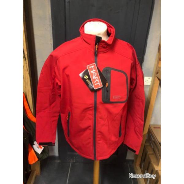 HANGAR33 SOFTSHELL HART DITION RED TAILLE M ANCIENNE COLLECTION