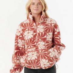 Veste Polaire Rip Curl AOTS TY WILLIAMS POLAR FLEECE Burnt Red