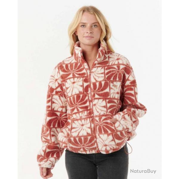 Veste Polaire Rip Curl AOTS TY WILLIAMS POLAR FLEECE Burnt Red