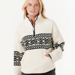 Sweat Polaire Femme Rip Curl OCEANIC COSMIC KISS POLAR Beige