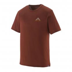 Tee Shirt Respirant Patagonia "Men's Cap Cool Merino Blend Graphic Shirt" S Bordeaux