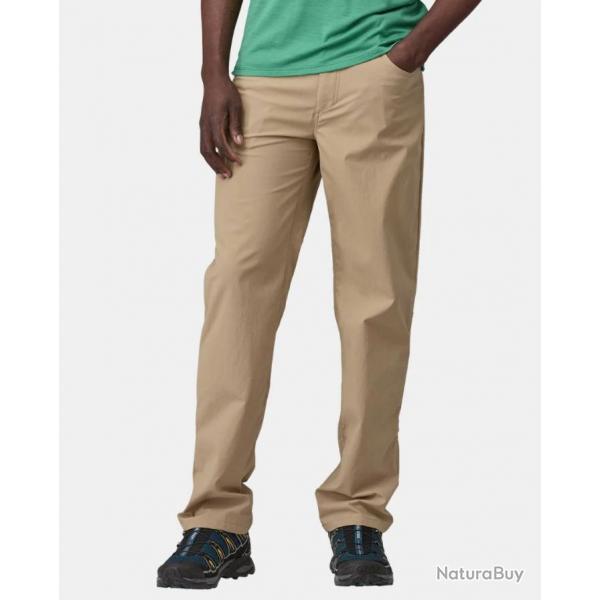 Pantalon Respirant Patagonia "Men's Quandary Pants - Regular" 32 Beige