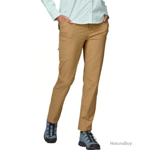 Pantalon Respirant Patagonia "Women's Quandary Pants - Regular" 4 Beige
