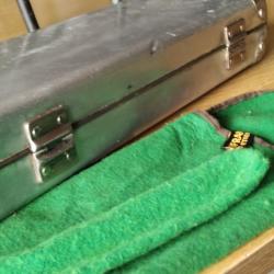 Rare mallette fusil vintage aluminium