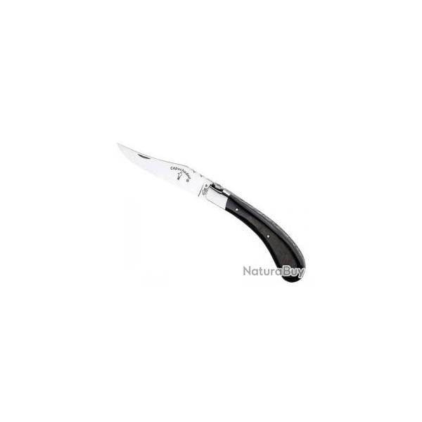 Couteau Fontenille Pataud CAPUCHADOU Lame brillante acier 14C28N manche en corne de buffle +pochette