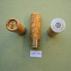 Collection ou usage...  Cartouche cal 10 de Manufrance bourre grasse plomb 45 grammes No 2 poudre T.