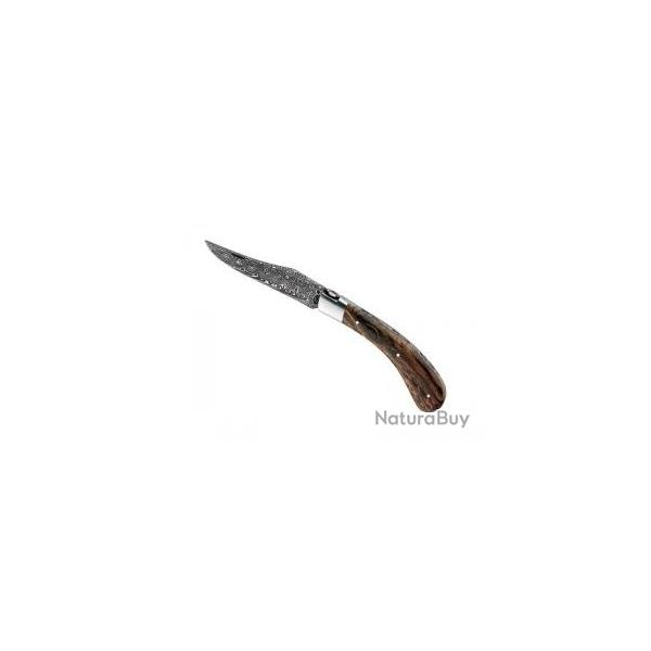 Couteau Fontenille Pataud CAPUCHADOU lame damas inox 120 couches  +pochette
