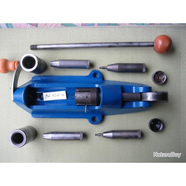 Sertisseur Samson de Manufrance cal 12 et 16 complet en trs bon tat