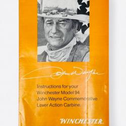Notice Winchester 94 John Wayne
