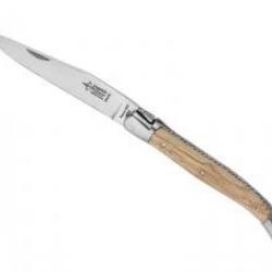 Couteau Laguiole d'antan G. DAVID, lame acier 12C27 manche en chataignier