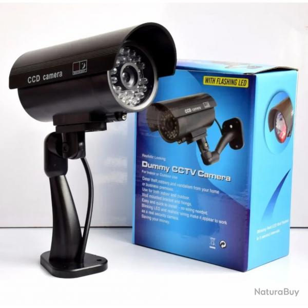 Camra Factice de Dissuasion Scurit  la Maison Anti Intrusion Cambriolage Extrieur