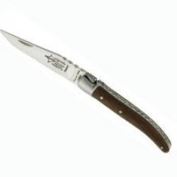 Couteau Laguiole d'antan G. DAVID, lame acier 12C27 manche en noyer 8cm