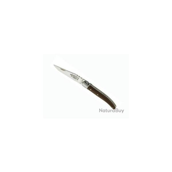 Couteau Laguiole d'antan G. DAVID, lame acier 12C27 manche en noyer 8cm