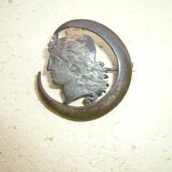 ancienne broche militaire des colonies